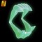 Glowing Clear Vampire Fangs - Glow in The Dark Transparent Dracula Teeth - 12 Pack